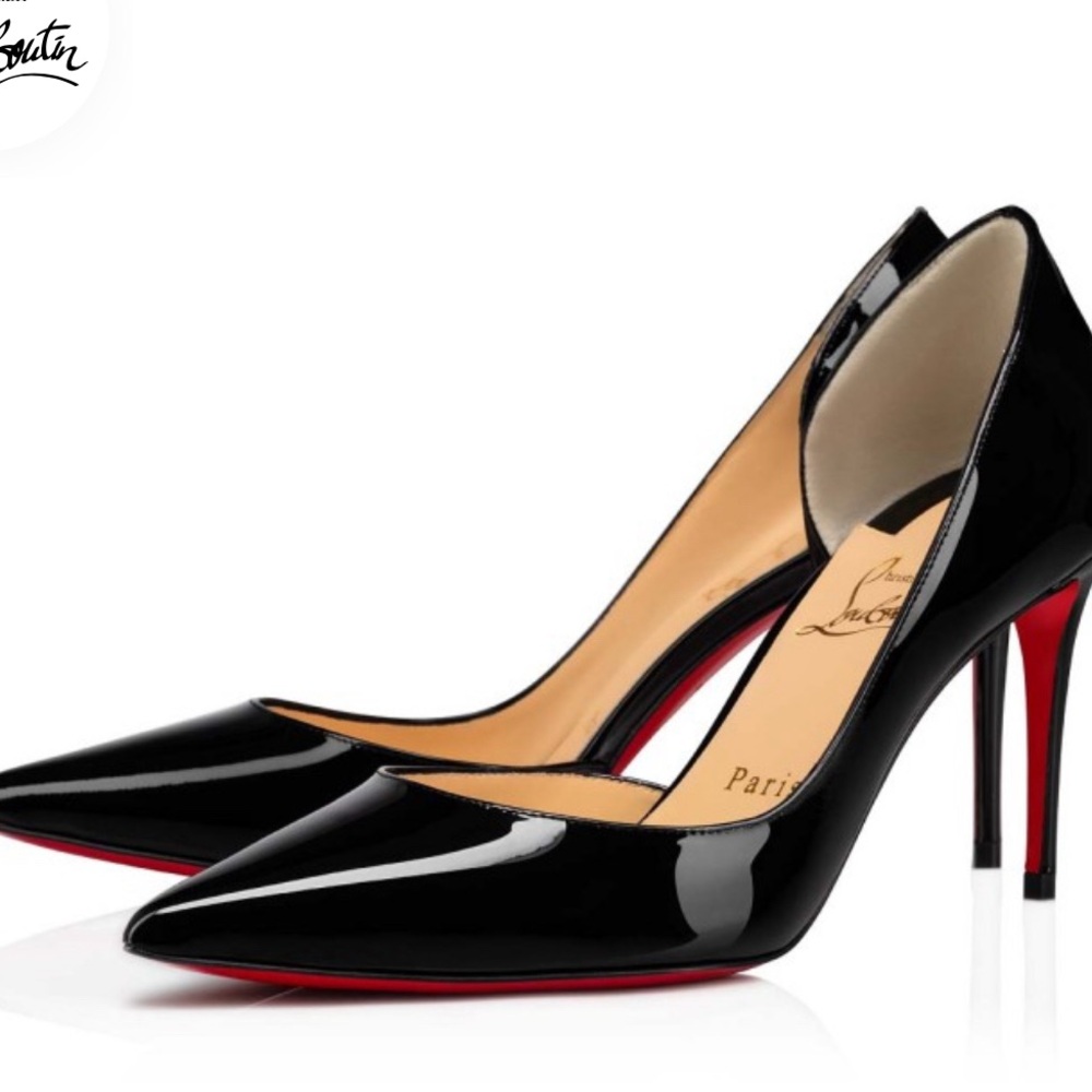 Never Worn In Box Authentic Christian Louboutin Patent Iriza Pumps.